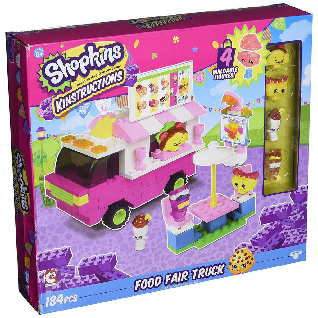 Shopkins Kinstructions Food Fair Truck Building Kit Set - Radar Toys