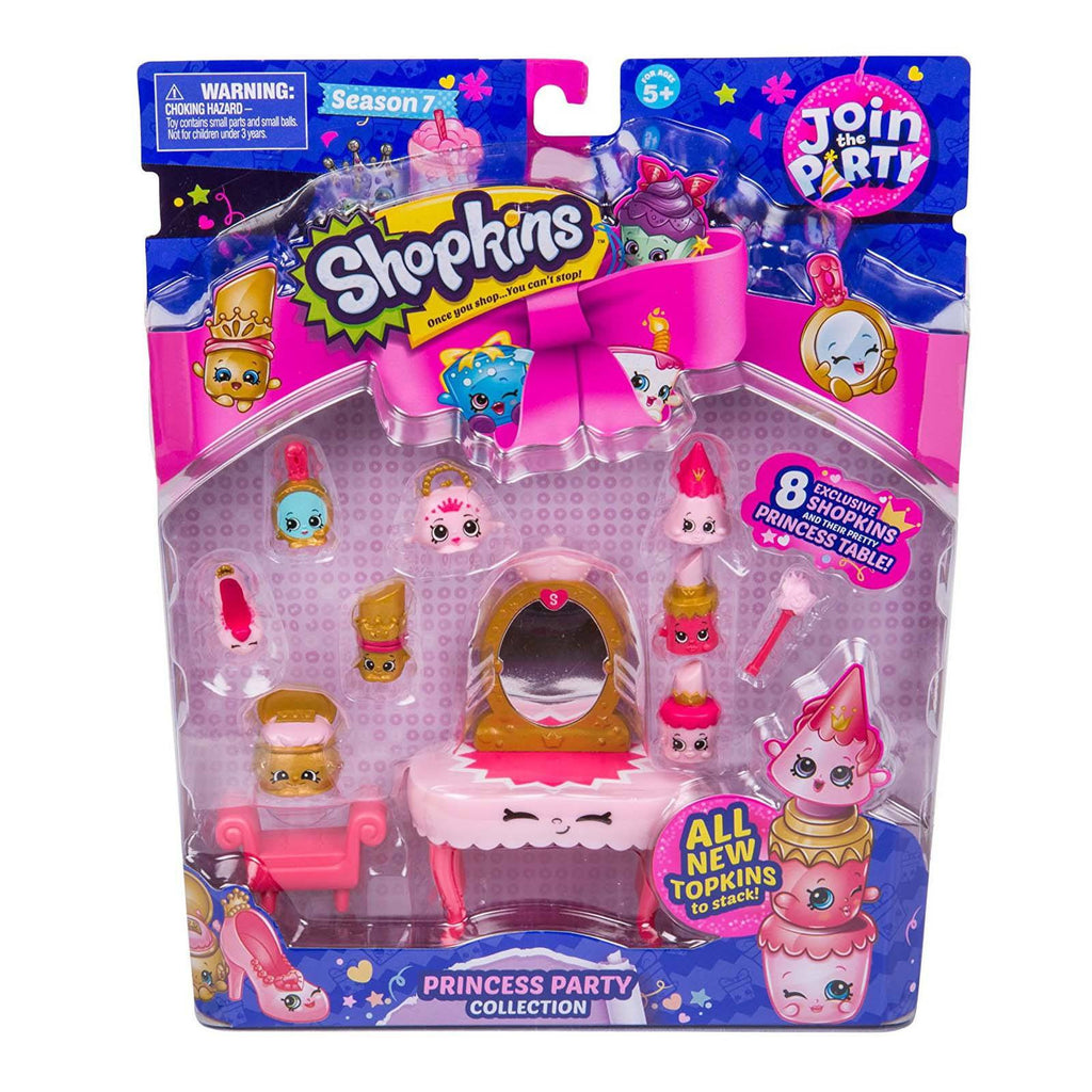 Shopkins Season 7 Join The Party Princess Party Figure Collection