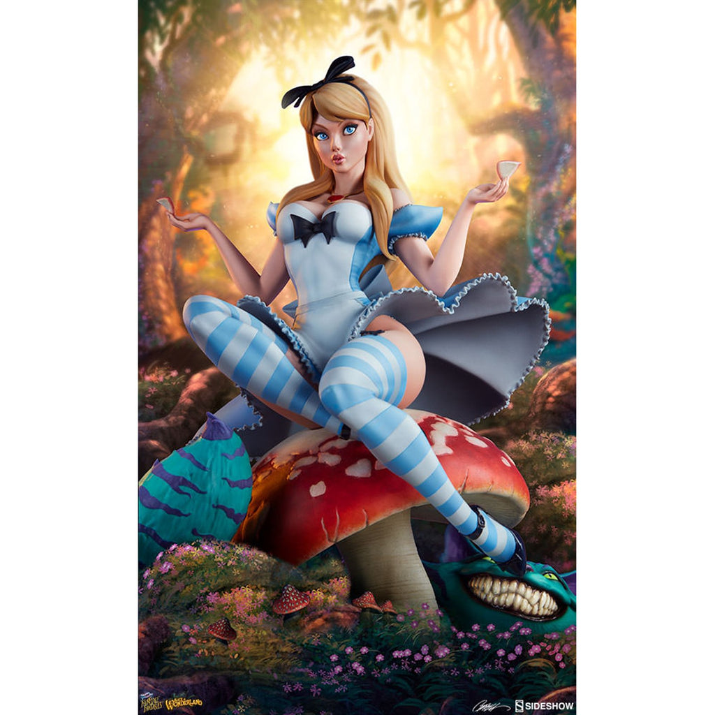 Sideshow Fairytale Fantasies Alice In Wonderland Statue