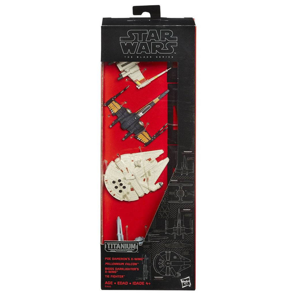 Star Wars Black Series Titanium Series Vehicles 4 Pack