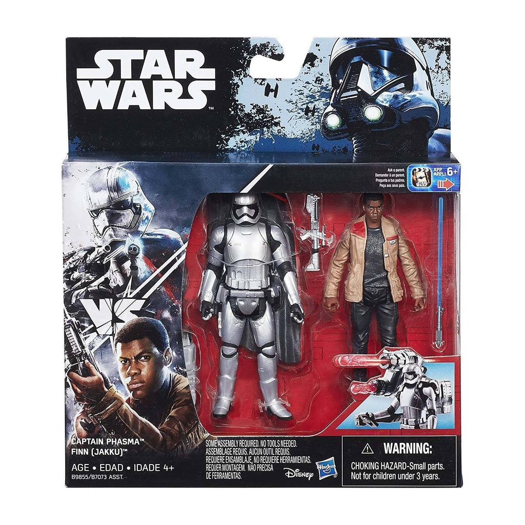 Star Wars Force Awakens Phasma Finn Action Figure Set