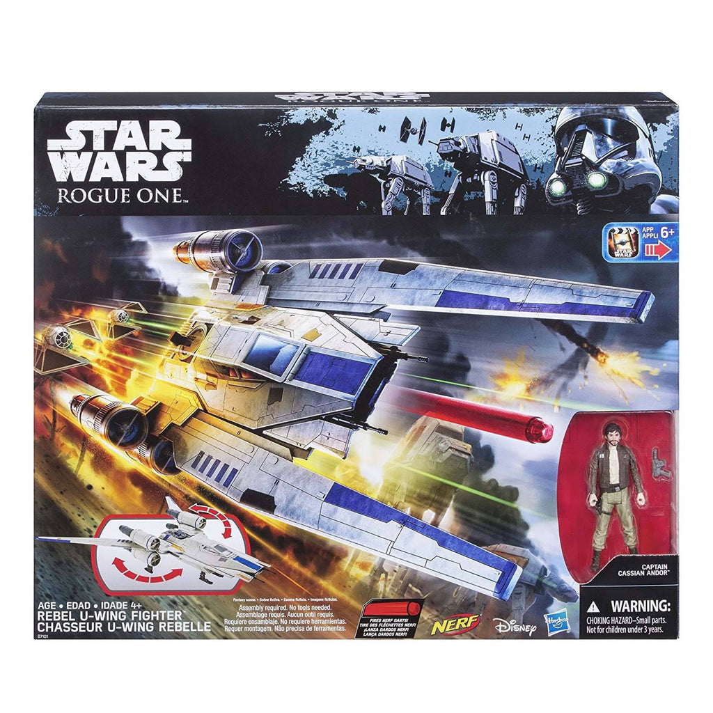 Star Wars Nerf Rogue One Rebel U-Wing Fighter Ship