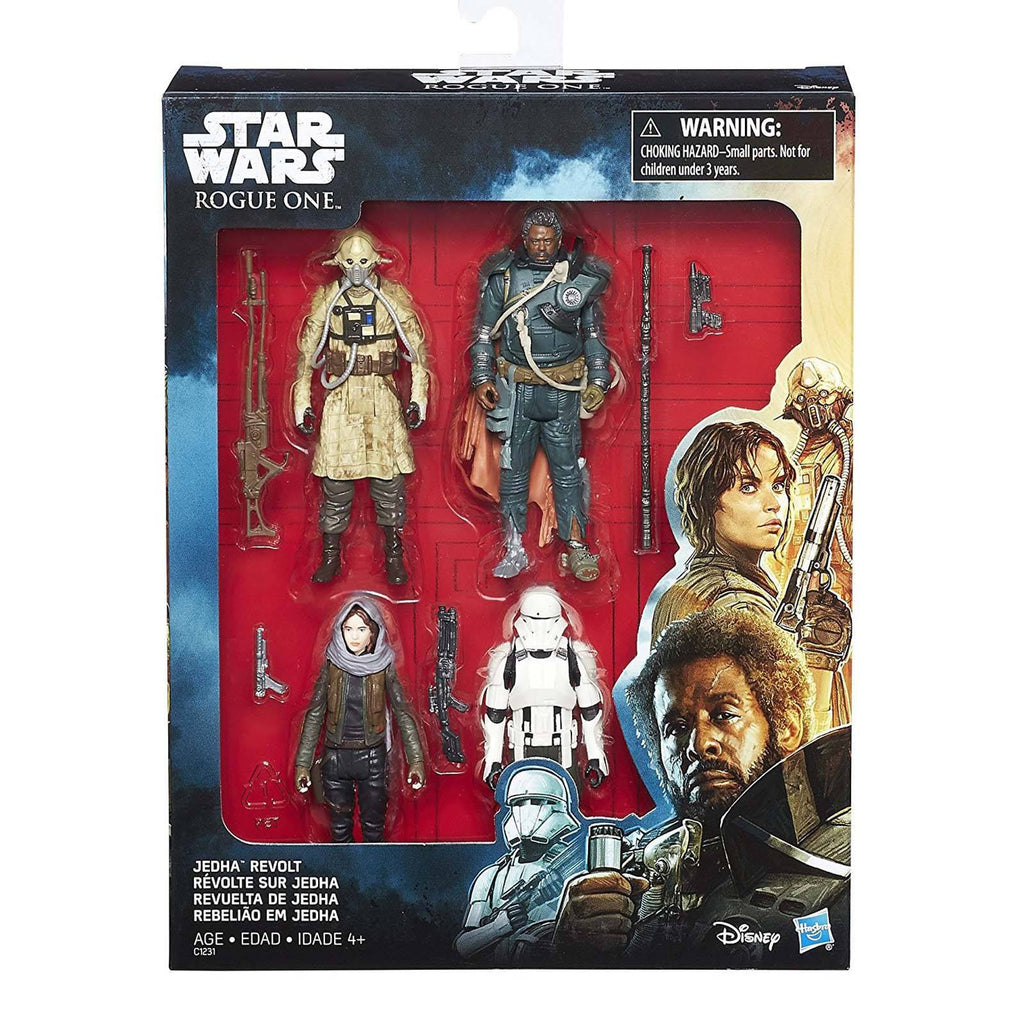 Star Wars Rogue One Jedha Revolt 4 Figure Set
