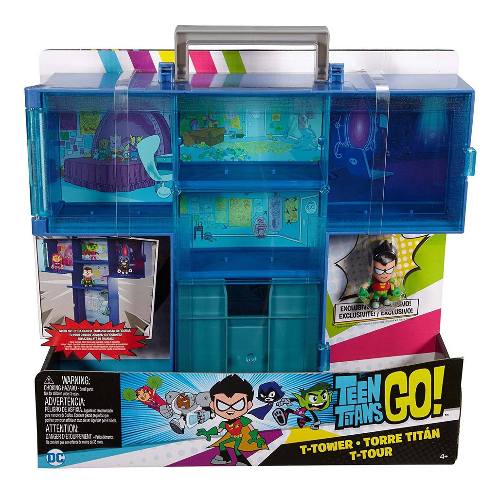 Teen Titans Go! T-Tower Mini Figure Display Case