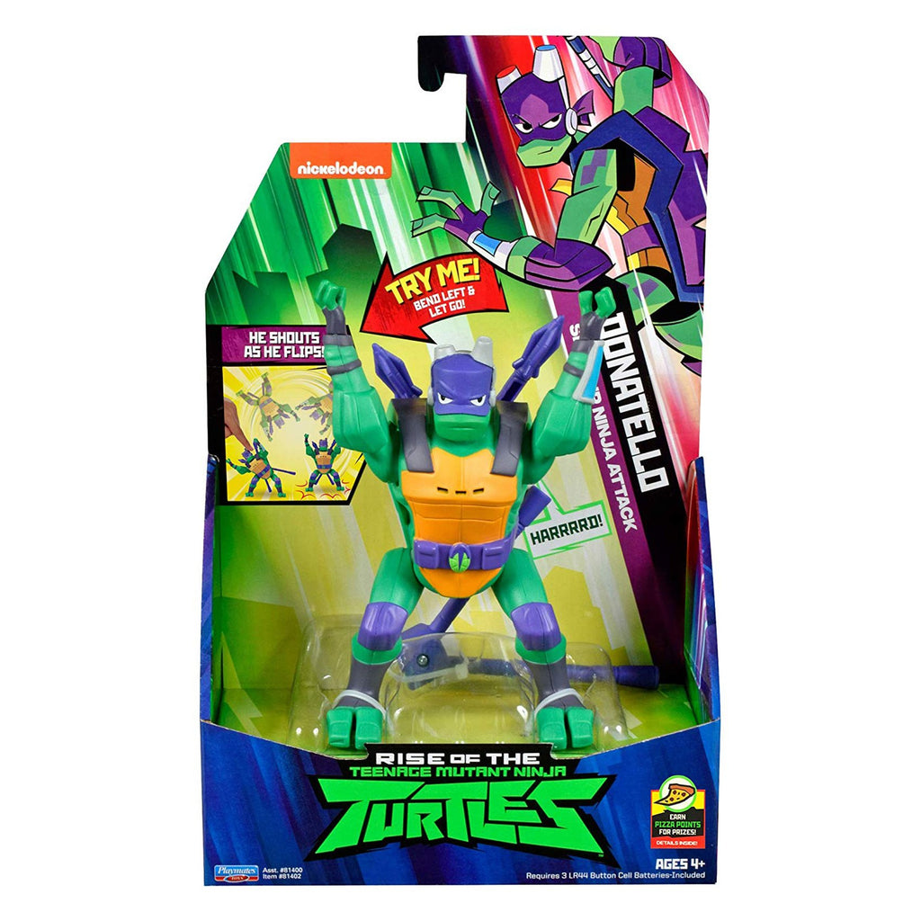 Teenage Mutant Ninja Turtles Rise Of Deluxe Donatello Attack Action Figure