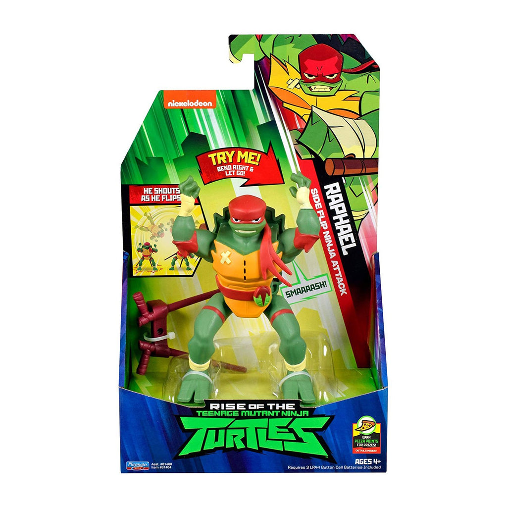 Teenage Mutant Ninja Turtles Rise Of Deluxe Raphael Attack Action Figure
