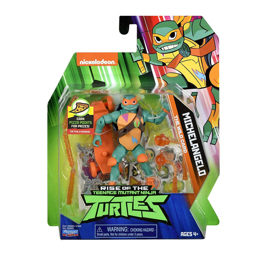 Teenage Mutant Ninja Turtles Rise Of Michelangelo Wild Card Action Figure