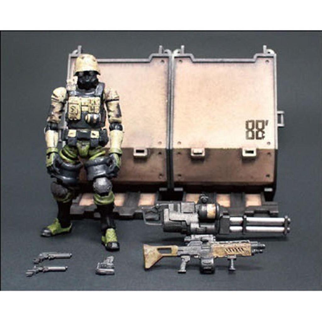 Toynami Acid Rain Sand Bunker And Tactical Engineer Military Set