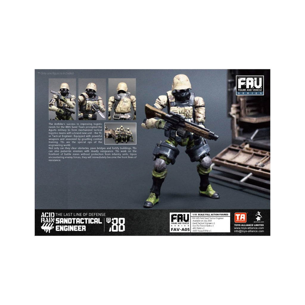 Toynami Acid Rain Sand Tactical Engineer Military Unit