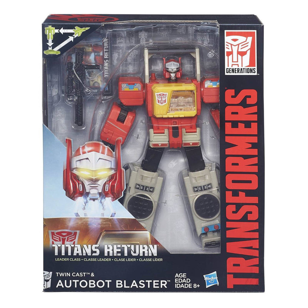 Transformers Generations Leader Autobot Blaster And Twin Cast Action Figure