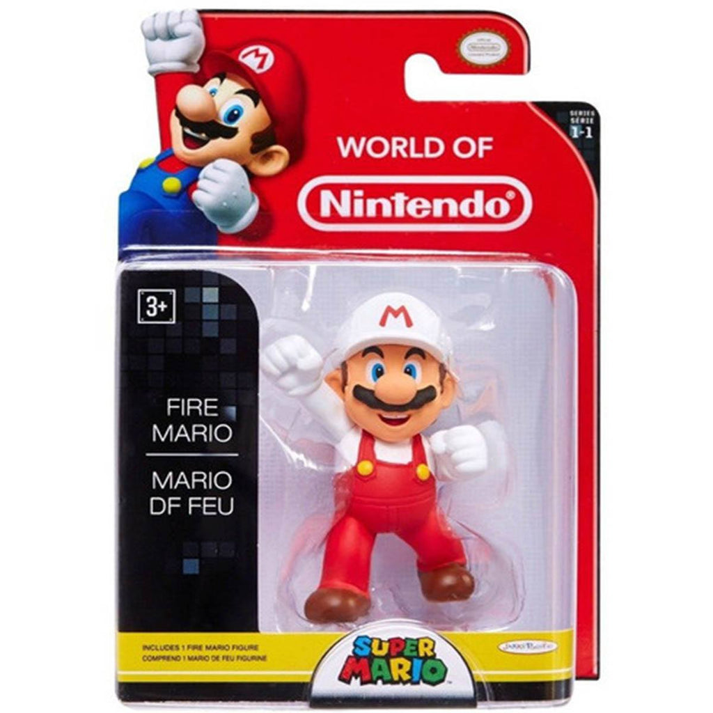 World of Nintendo Super Mario Fire Mario Action Figure
