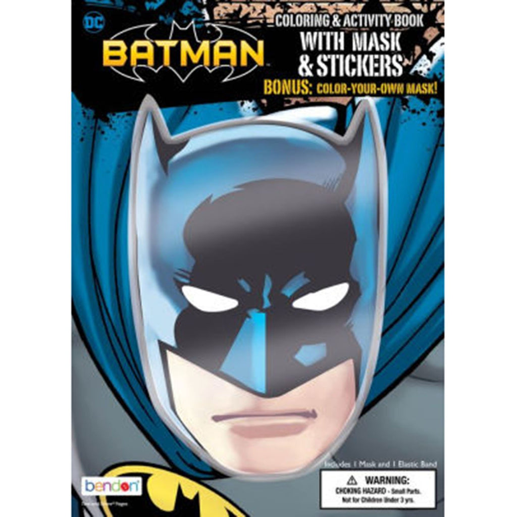 Bendon Batman Coloring And Activity Book With Mask