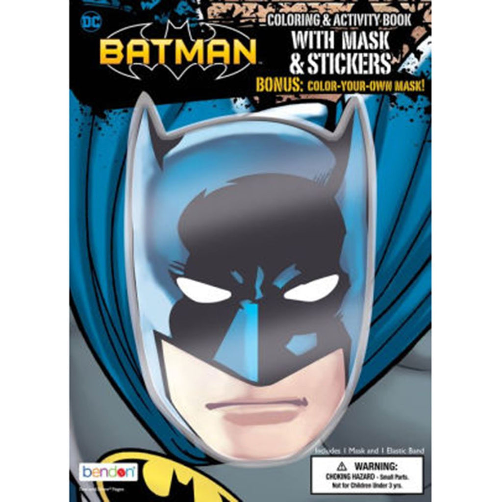 Bendon Batman Coloring And Activity Book With Mask - Radar Toys