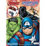 Bendon Marvel Avengers Coloring Activity Book With Tattoos - Radar Toys