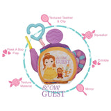 Disney Baby Belle Soft Book And Teether - Radar Toys