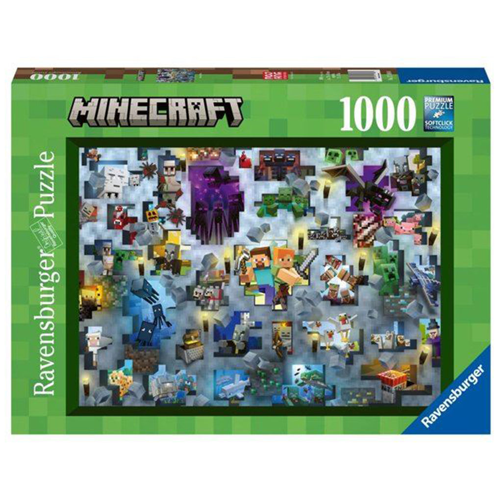 Ravensburger Minecraft Mobs 1000 Piece Puzzle