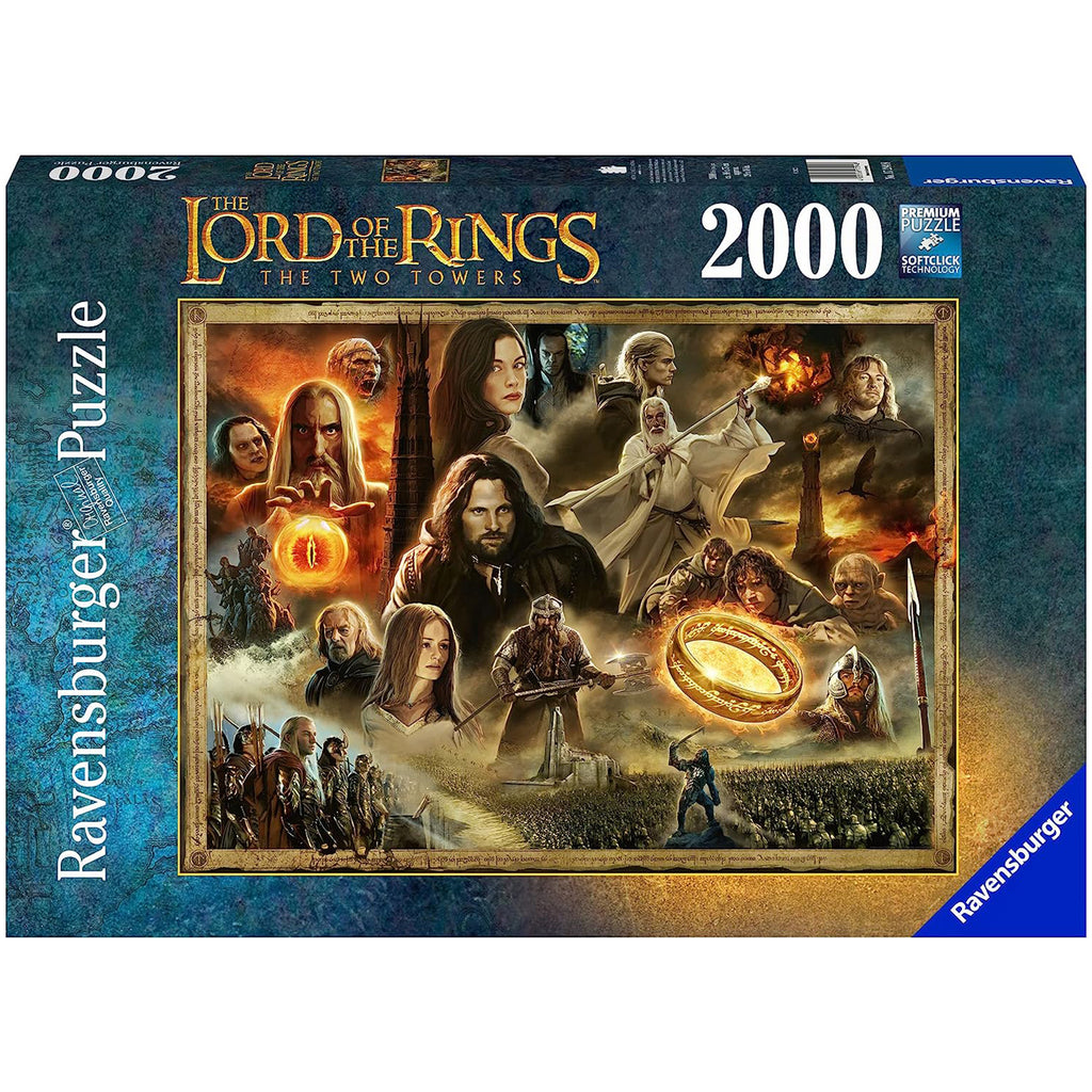 Ravensburger Lord Of The Rings The Two Towers 2000 Piece Puzzle - Radar Toys