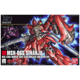 Bandai MSN-06S Sinanju Gundam HG Model Kit - Radar Toys