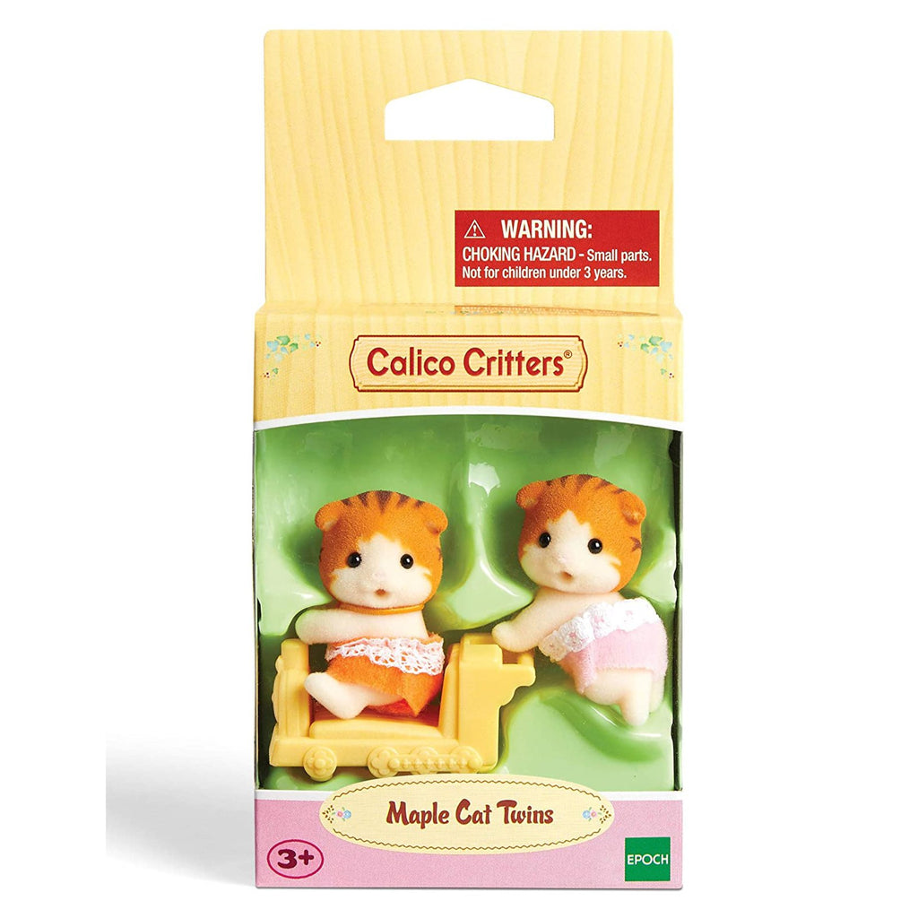 Calico Critters Maple Cat Twins Figure Set