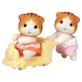 Calico Critters Maple Cat Twins Figure Set - Radar Toys