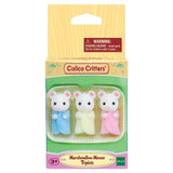Calico Critters Marshmallow Mouse Triplets Figure Set CC1806 - Radar Toys