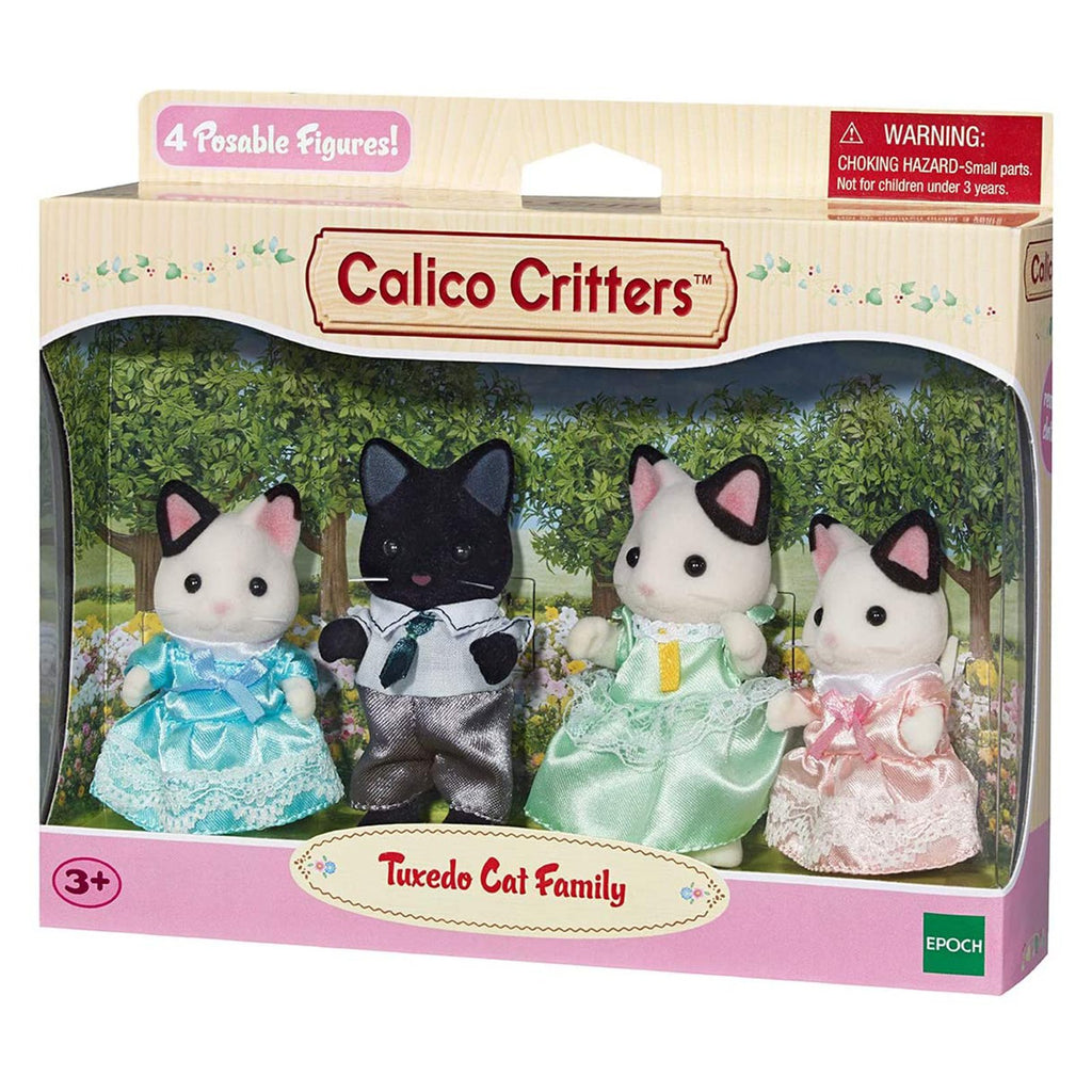 Calico Critters Tuxedo Cat Family Set