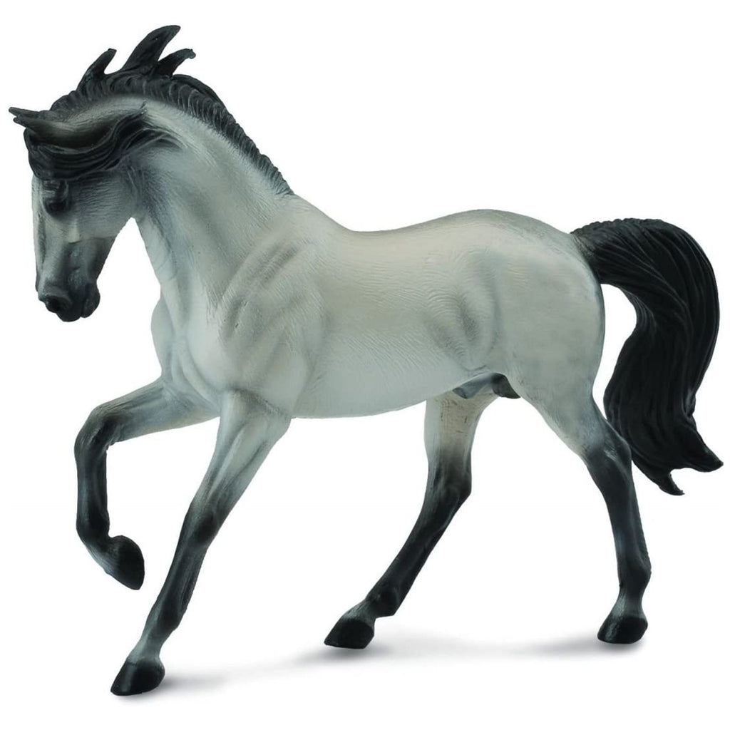 CollectA Andalusian Stallion Grey Horse Figure 88464 - Radar Toys