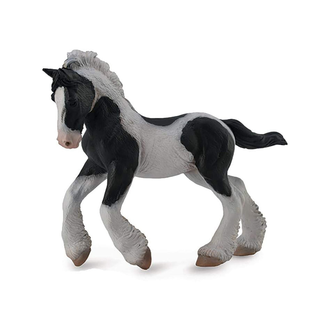 CollectA Gypsy Foal Black And White Horse Figure 88770