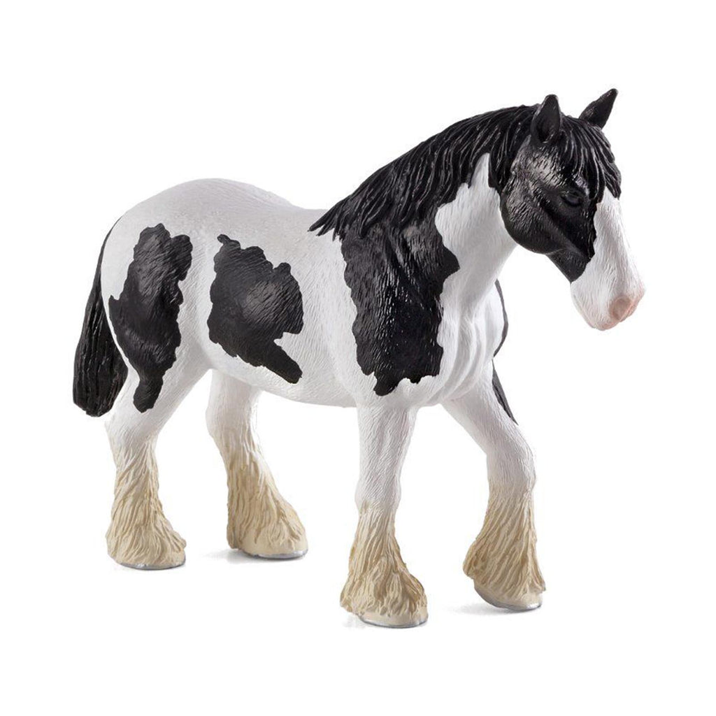 MOJO Clydesdale Horse Black And White Animal Figure 387085 - Radar Toys
