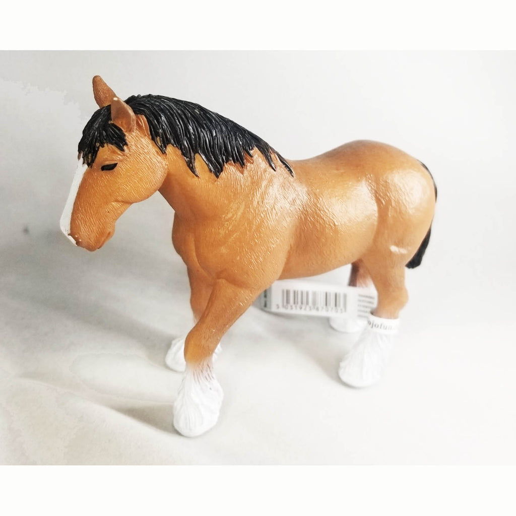 MOJO Clydesdale Horse Brown Animal Figure 387070 - Radar Toys