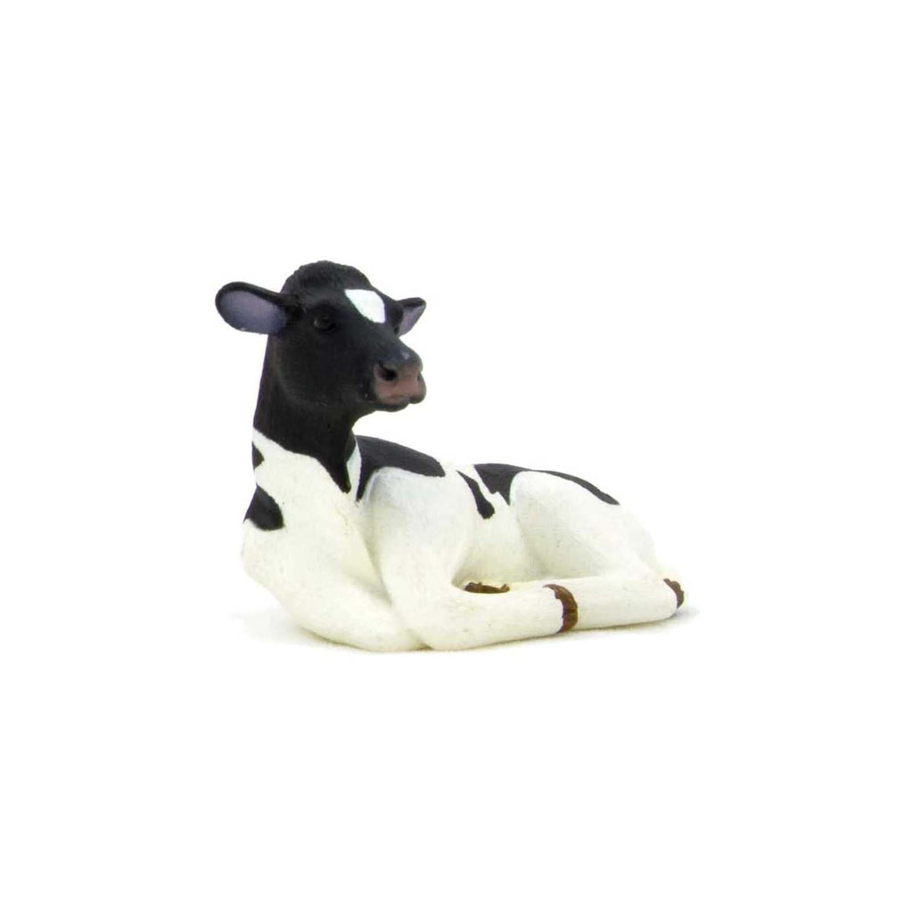 MOJO Holstein Calf Lying Down Animal Figure 387082 - Radar Toys