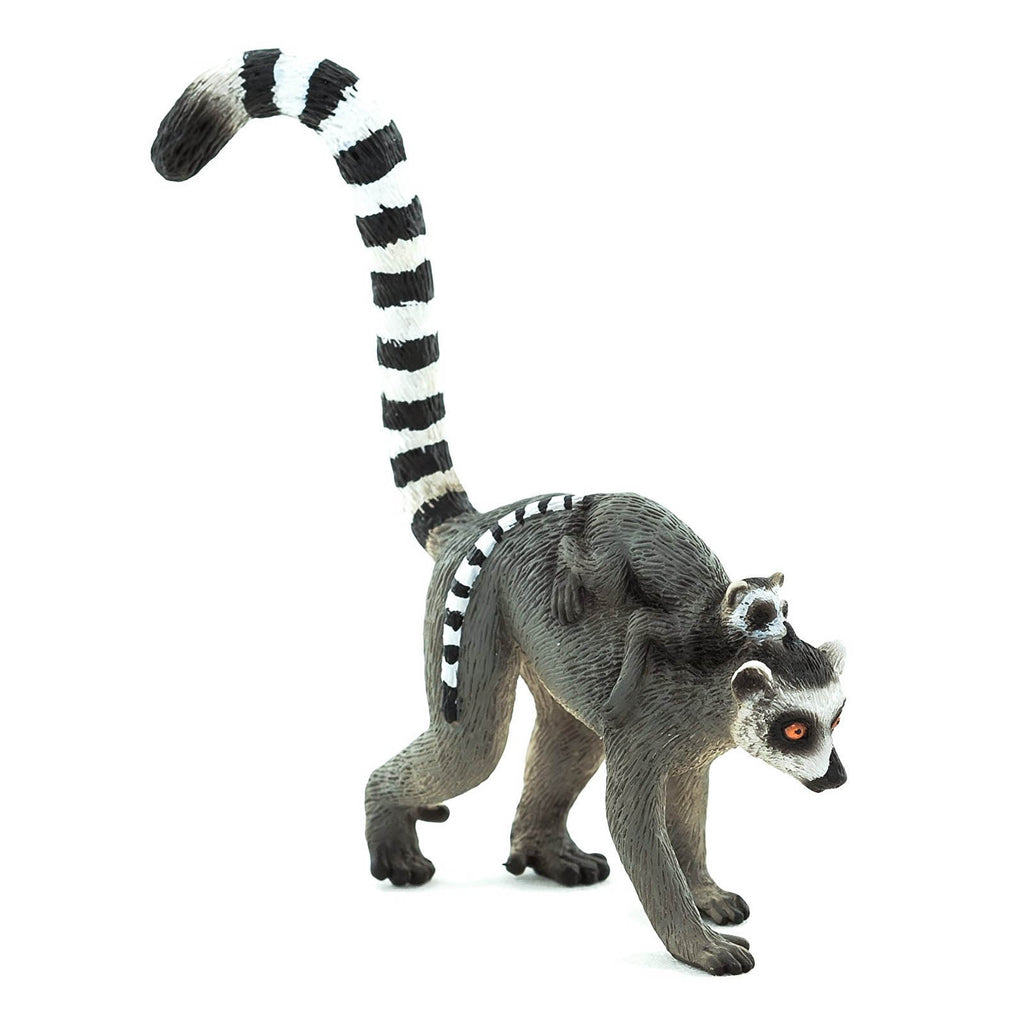 MOJO Lemur With Baby Animal Figure 387237