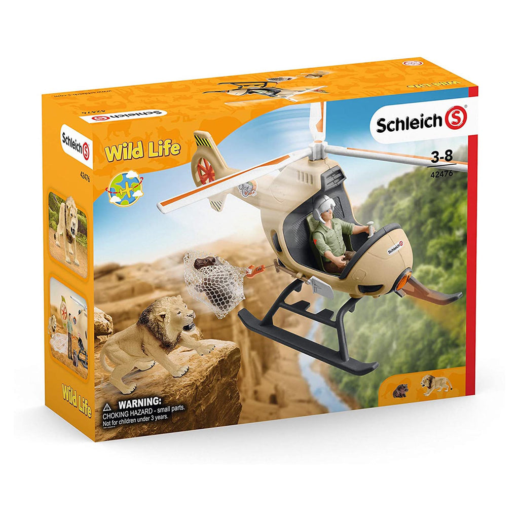 Schleich Wild Life Animal Rescue Helicopter Set - Radar Toys