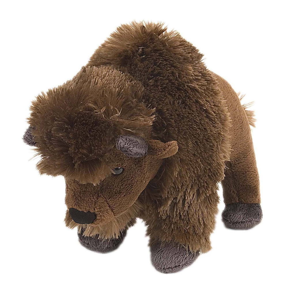 Cuddlekins Mini Bison 8 Inch Animal Plush Figure - Radar Toys