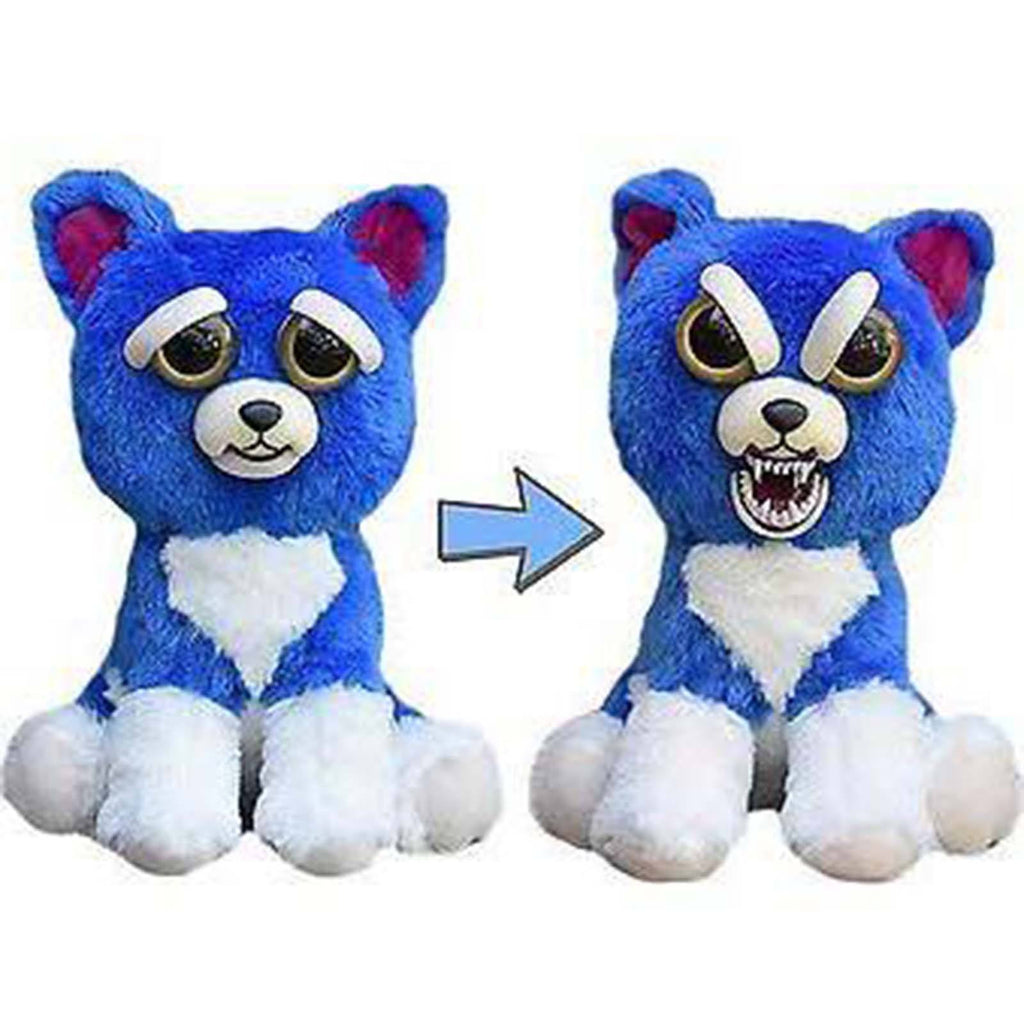 Feisty Pets Freddy Wreckingball Blue Dog Plush Figure