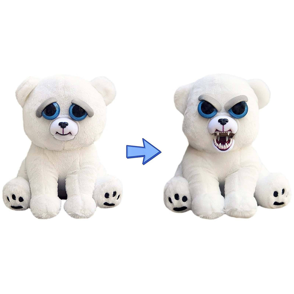 Feisty Pets Karl The Snarl Polar Bear Plush Figure