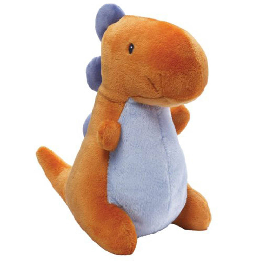 Gund Baby Crom Dinosaur Baby Rattle 5 Inch Plush Figure