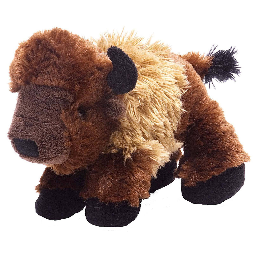 Hug'ems Mini Bison 7 Inch Animal Plush Figure