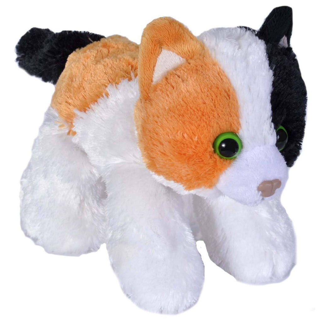 Hug'ems Mini Calico Cat 7 Inch Animal Plush Figure