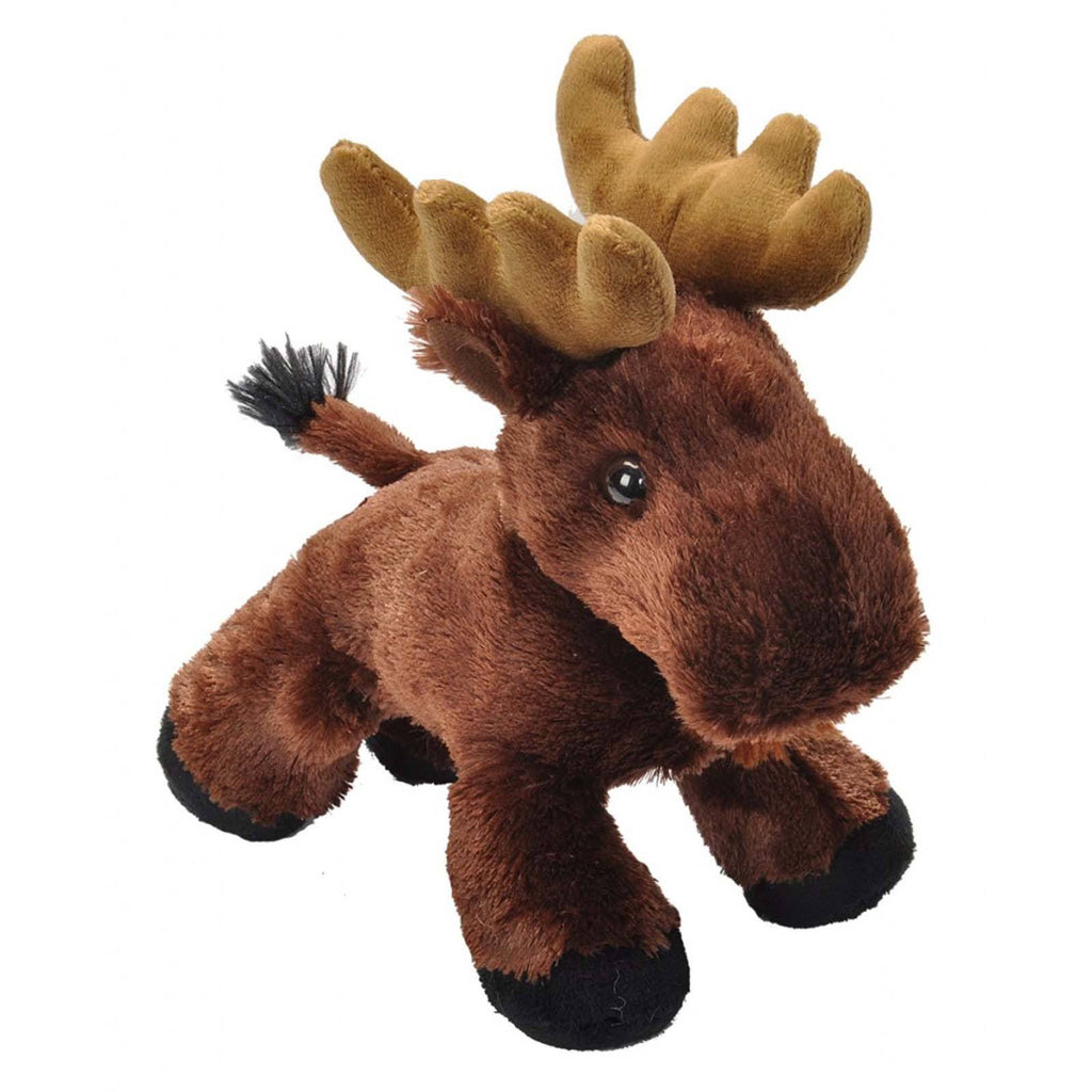 Hug'ems Mini Moose 6 Inch Animal Plush Figure