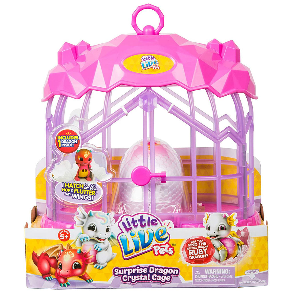 Little Live Pets Surprise Dragon Crystal Cage Set