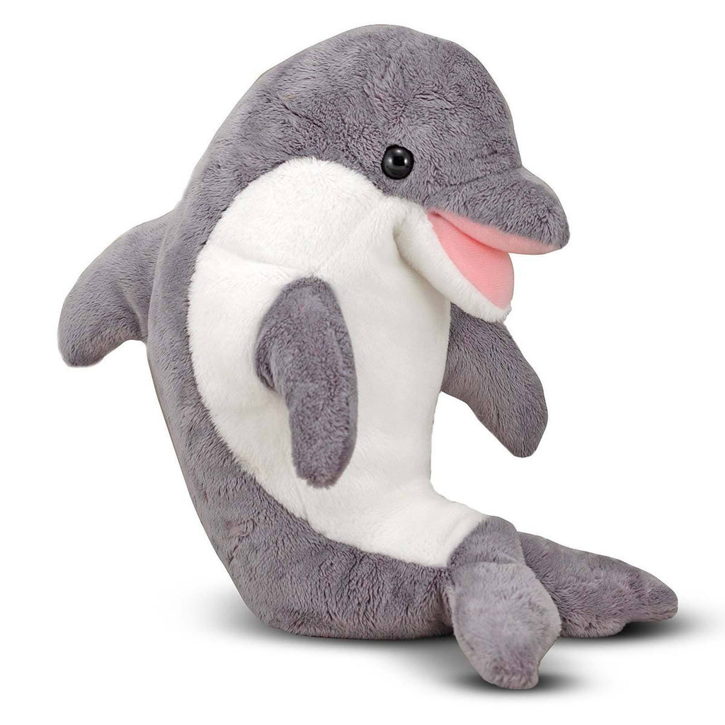 Melissa And Doug Skimmer Dolphin 12 Inch Plush Figure