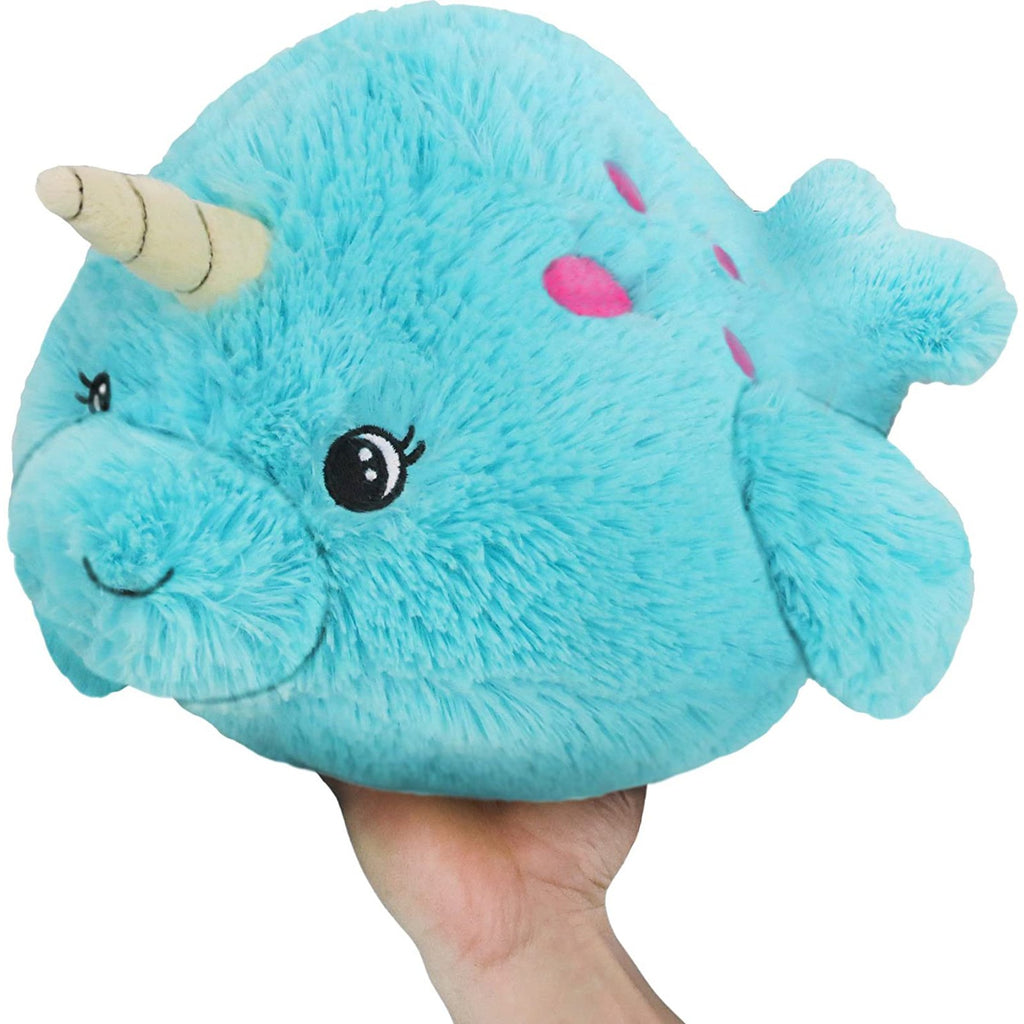 Squishable Mini Baby Narwhal 7 Inch Plush Figure - Radar Toys