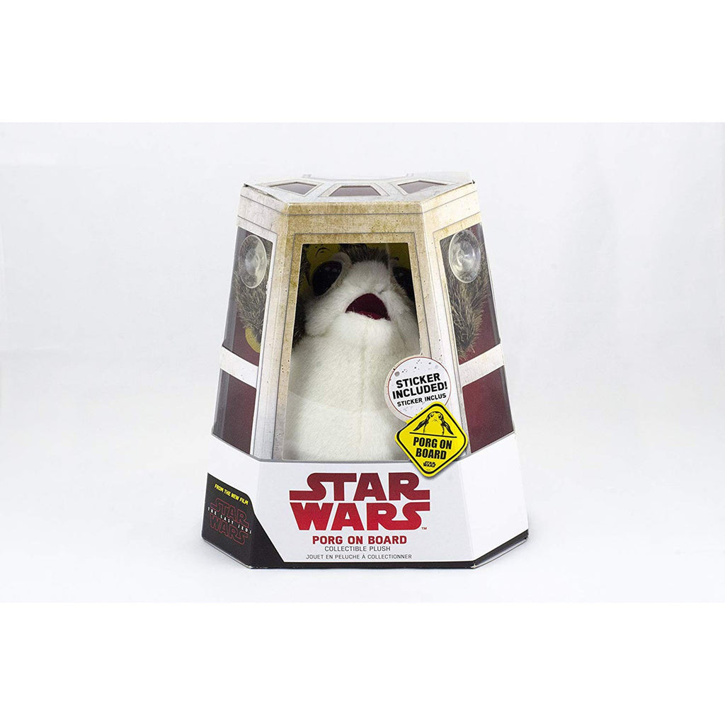 Star Wars Porg On Board 8 Inch Window Cling