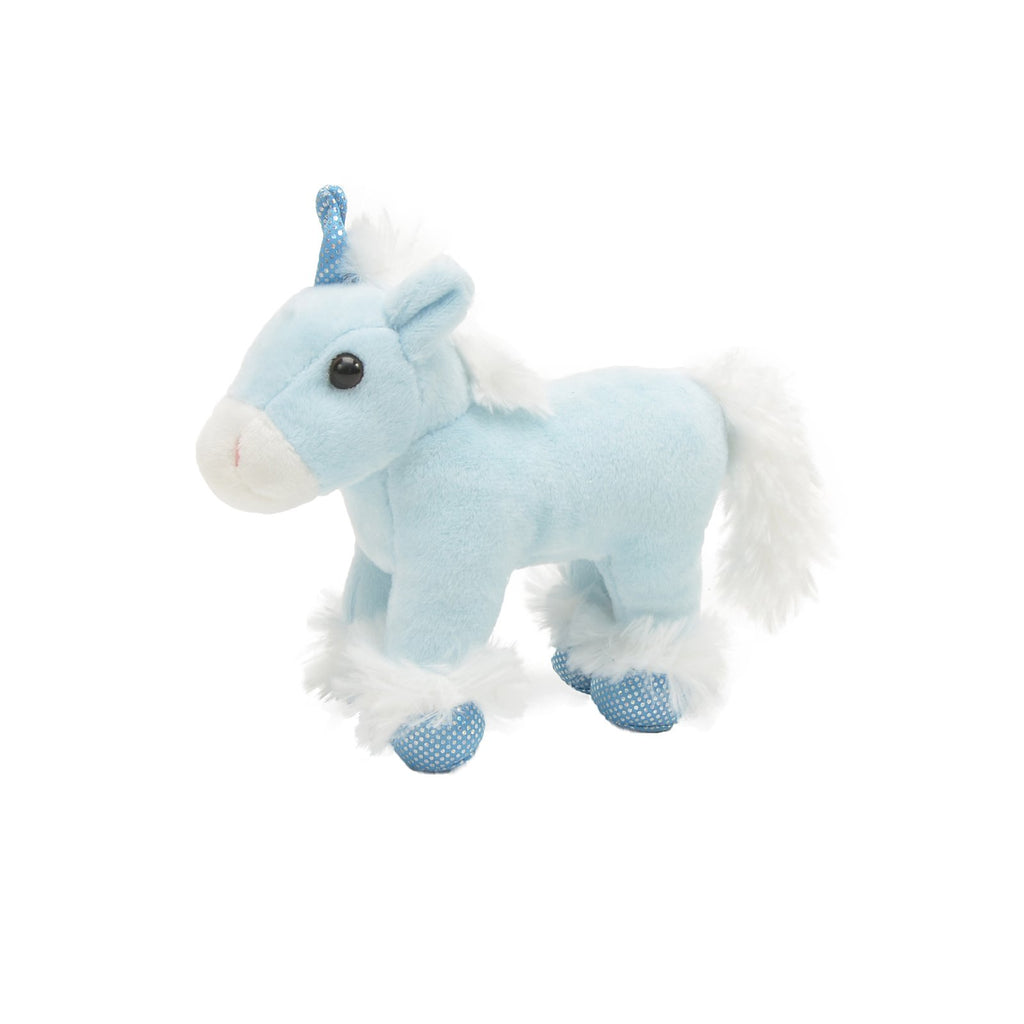 Unipak Blue Unicorn 6 Inch Animal Plush