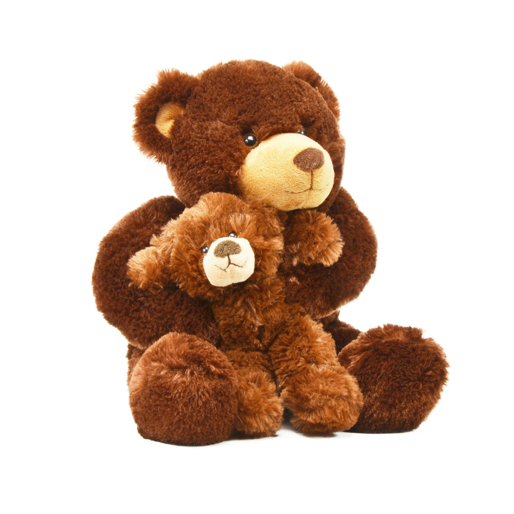 Unipak Jolie Mom And Baby Brown Bear 18 Inch Animal Plush Set - Radar Toys