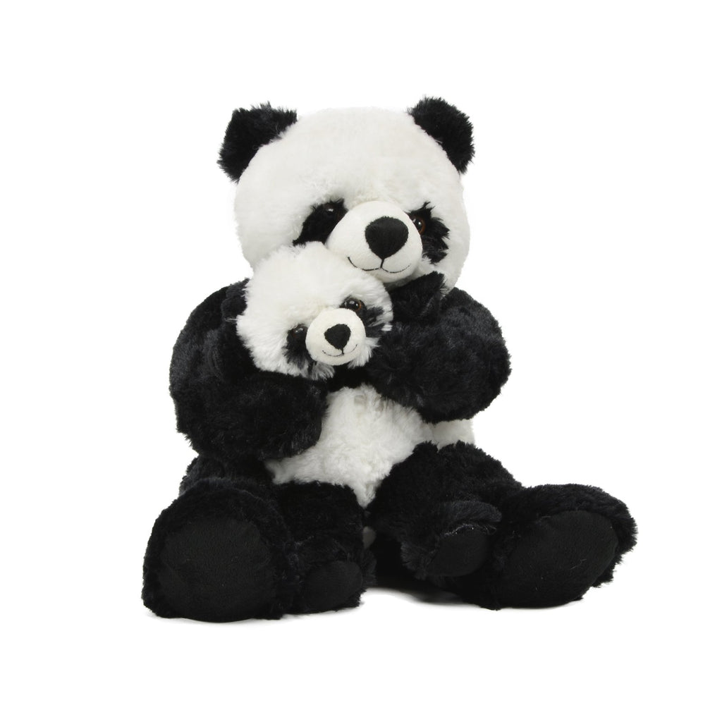 Unipak Jolie Mom And Baby Panda 18 Inch Animal Plush Set