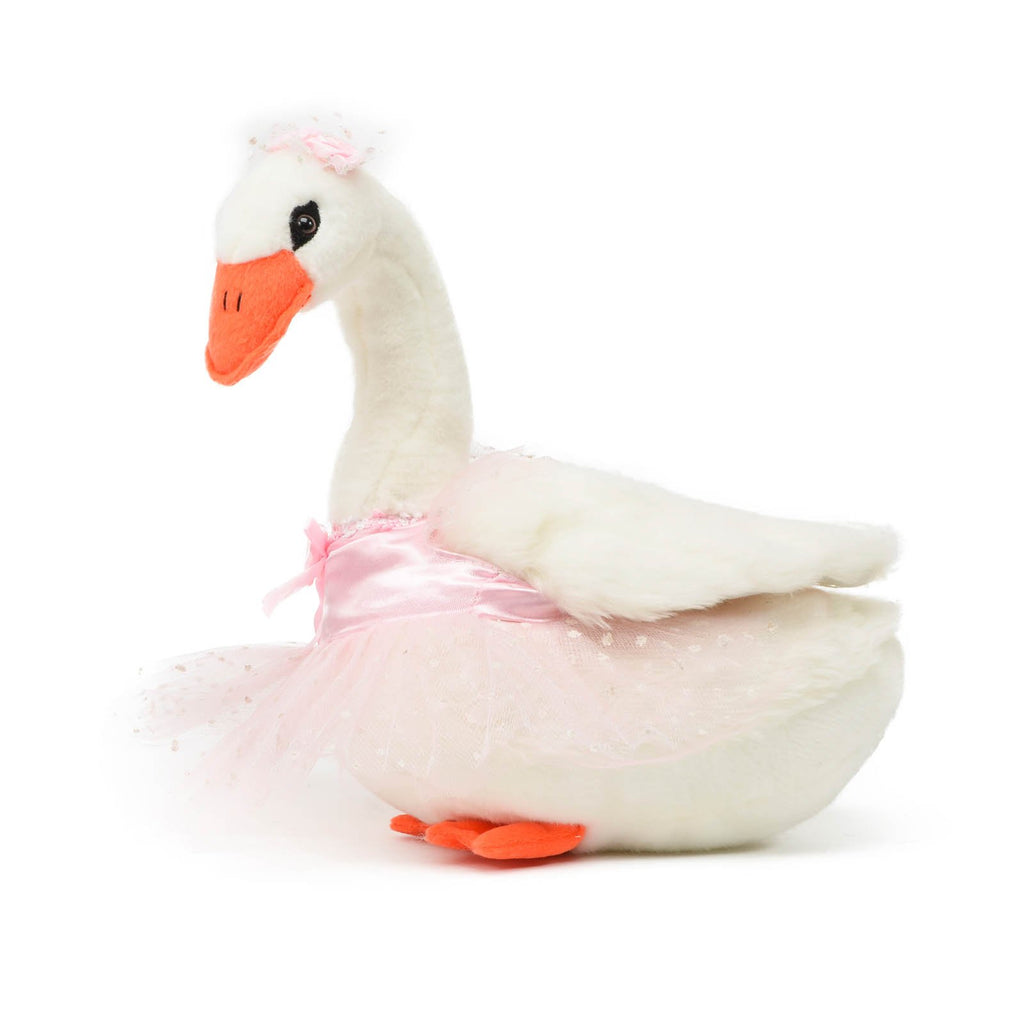 Unipak Tutu Elegant Swan White 13 Inch Animal Plush