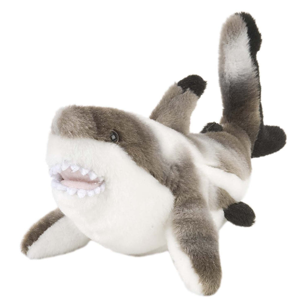 Wild Republic Cuddlekin Mini Shark Black Tipped 9 Inch Animal Plush