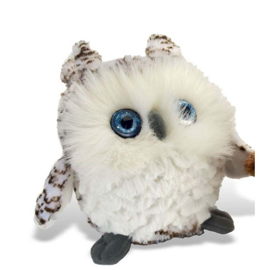 Wild Republic Fuzzballs Snowy Owl 6 Inch Animal Plush